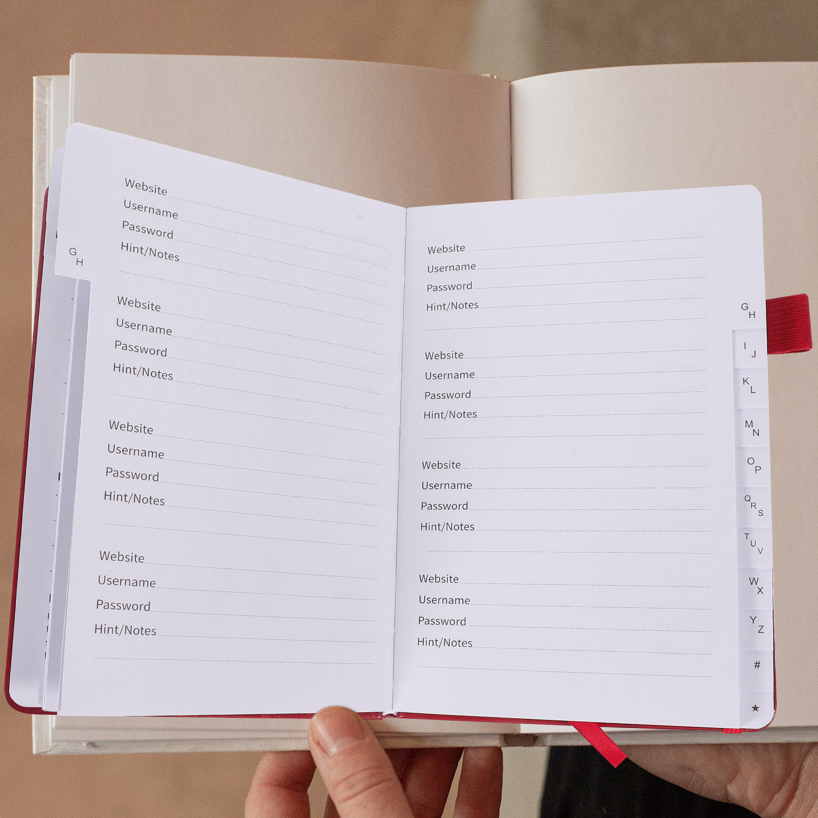 Home Office Email - Sturdy Address Book Book Multi Use