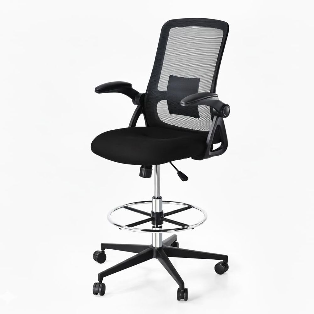 Home Office For - Mesh Backrest Swivel Chair with Padded