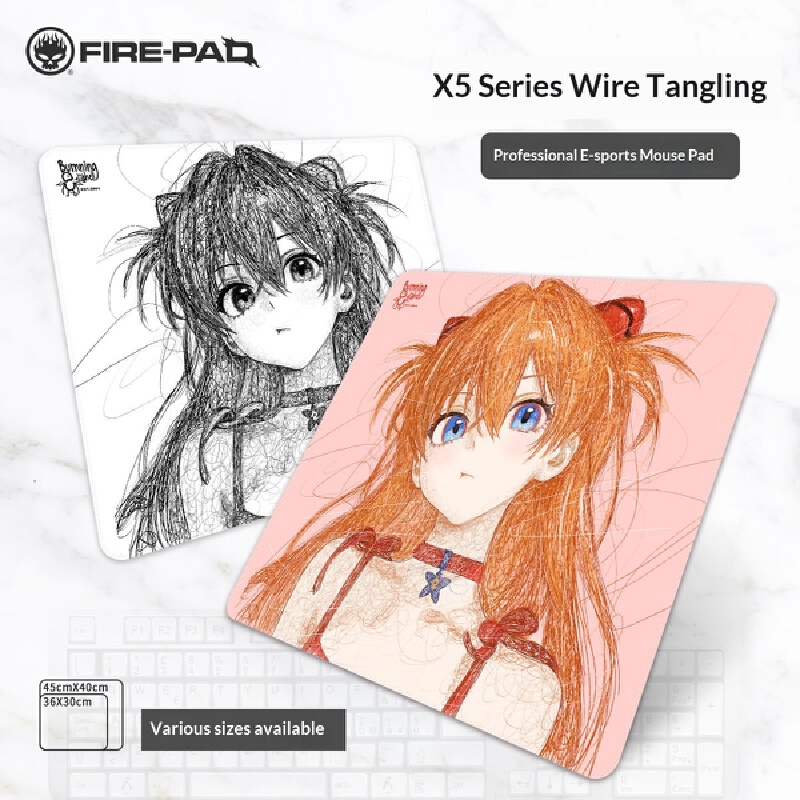 Home Office Microsoft - Game Anime Mouse Pad X5 Asuka