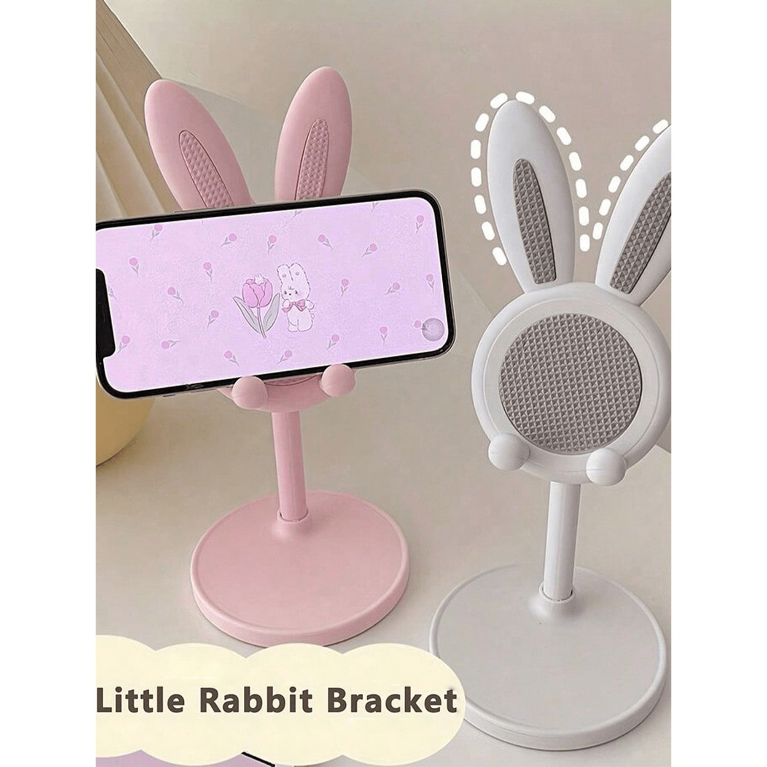 Home Office Gifts - 5/2/1pcs Cute Cartoon Rabbit Adjustable Foldable