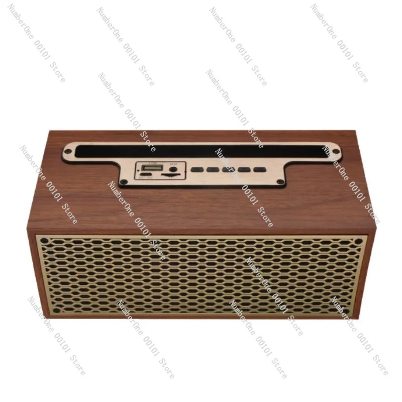 Home Office Studio - Retro Wooden Bluetooth Speaker with High-Volume