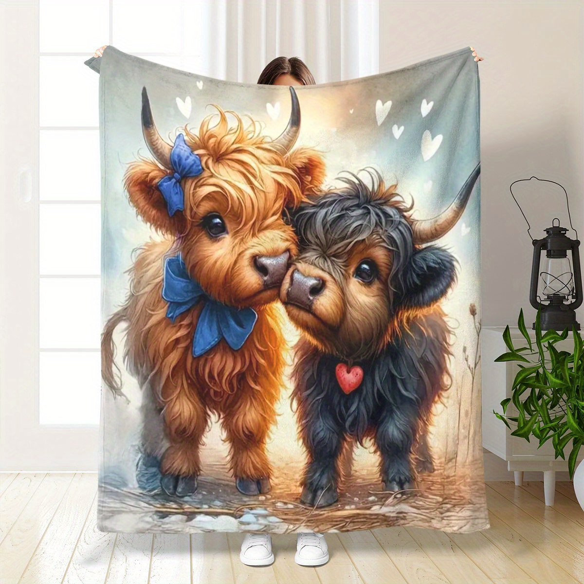 Home Office Design Ideas - Gift Idea Adorable Charming Highland Cow