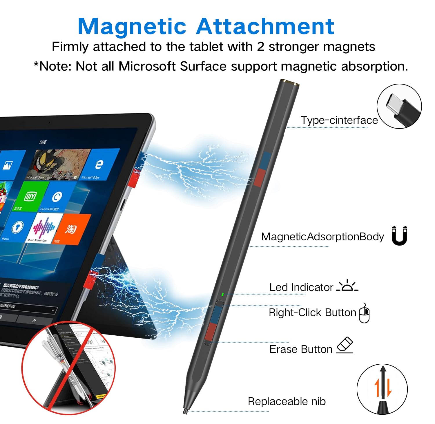 Stylus Pen for Microsoft Surfa - Home Office Microsoft ulasan dan harga