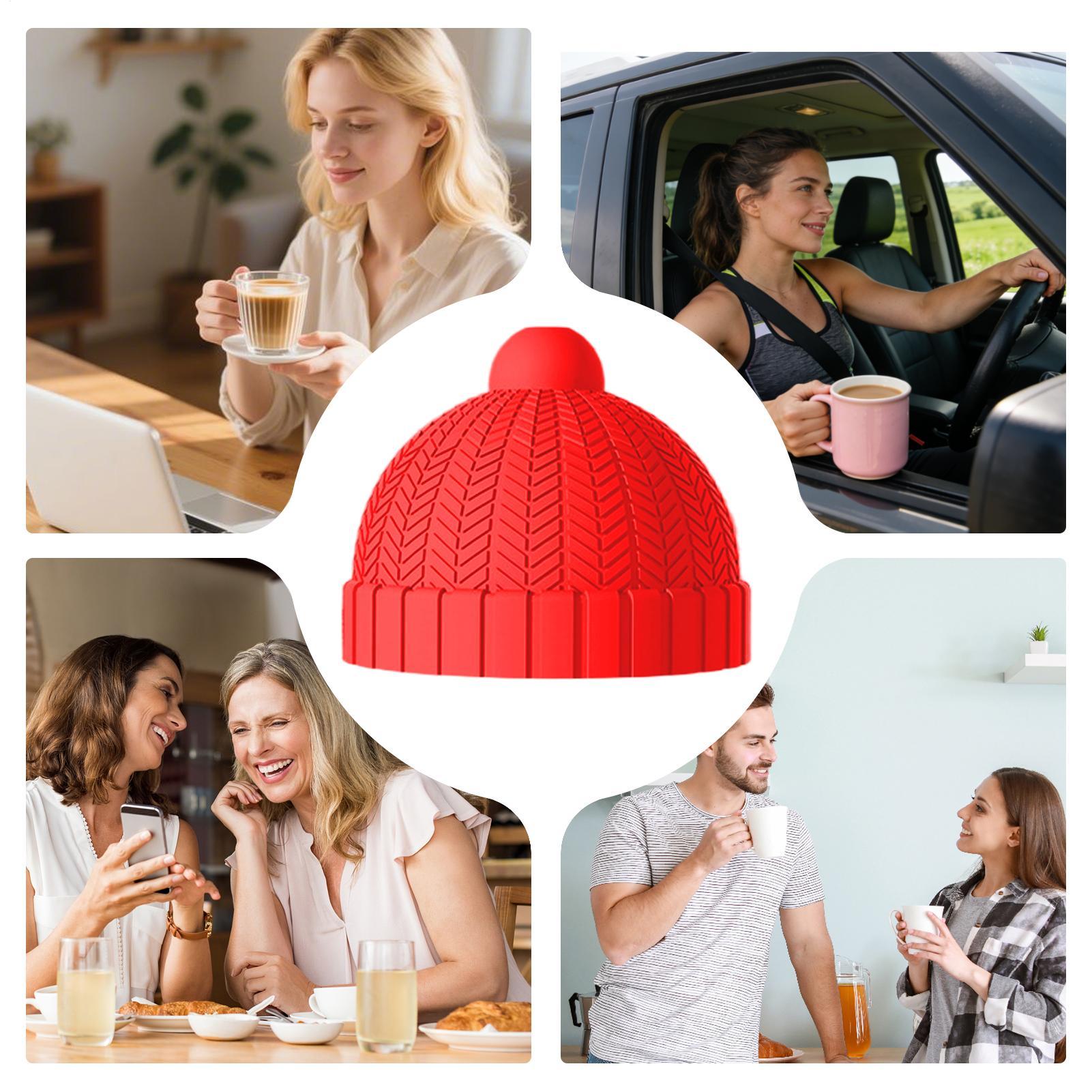 Silicone Cup Covers Hat Design - Home Office Gadgets ulasan dan harga