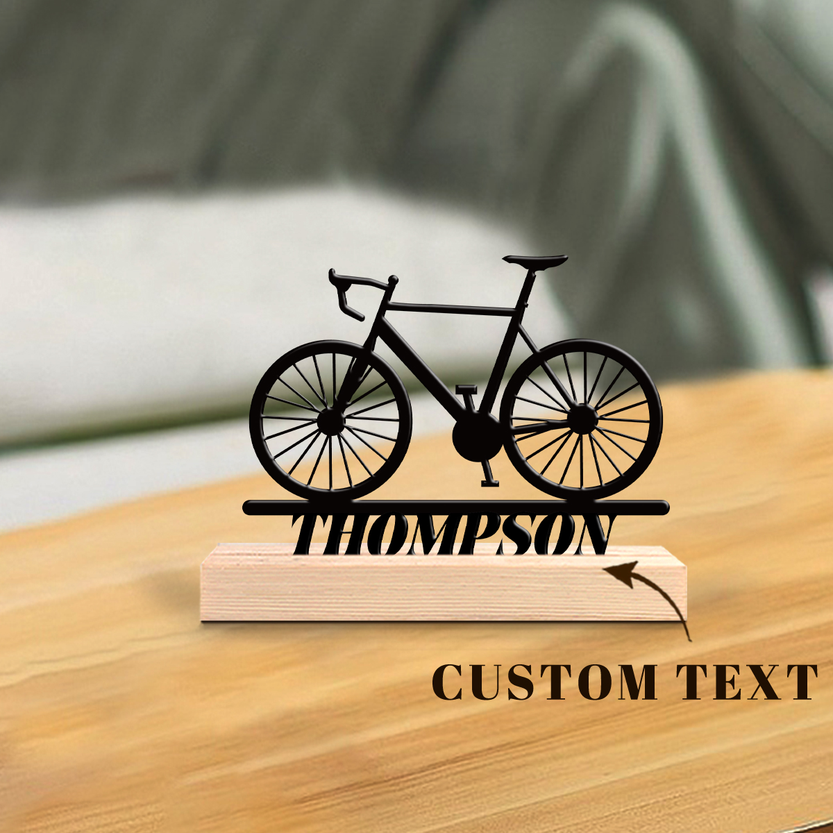 1Pc Csutom Mountain Bike Woode - Home Office Gifts ulasan dan harga