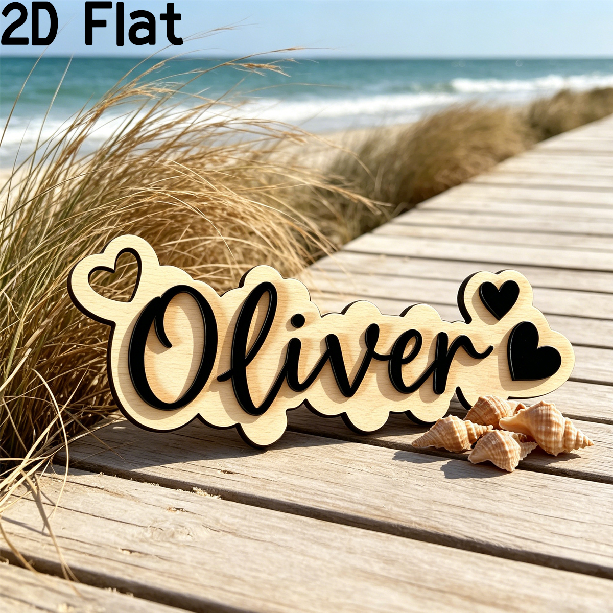 1Pc Custom Love Decor Wooden A - Home Office Gifts ulasan dan harga