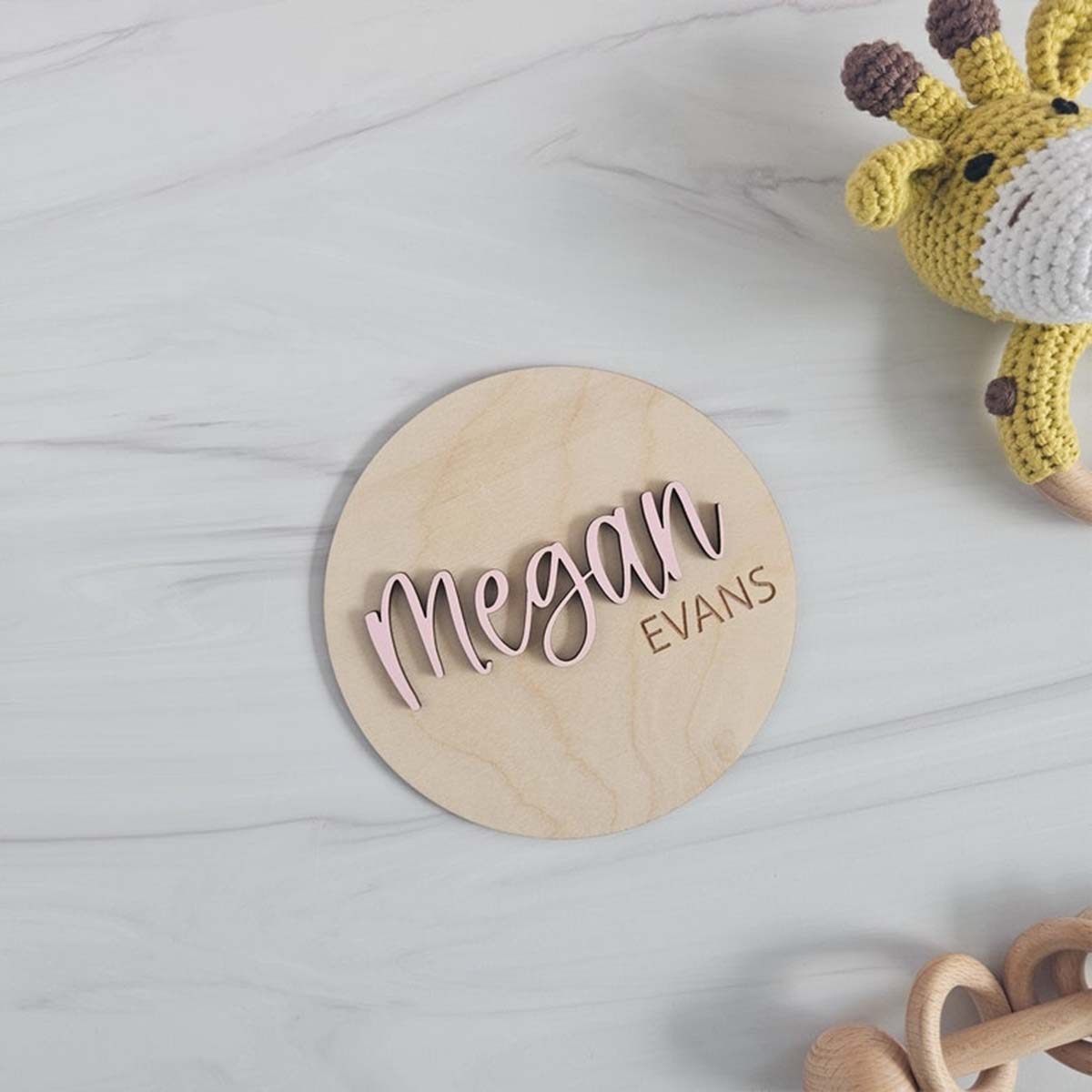 1Pc Custom Wooden Name Plate f - Home Office Gifts ulasan dan harga
