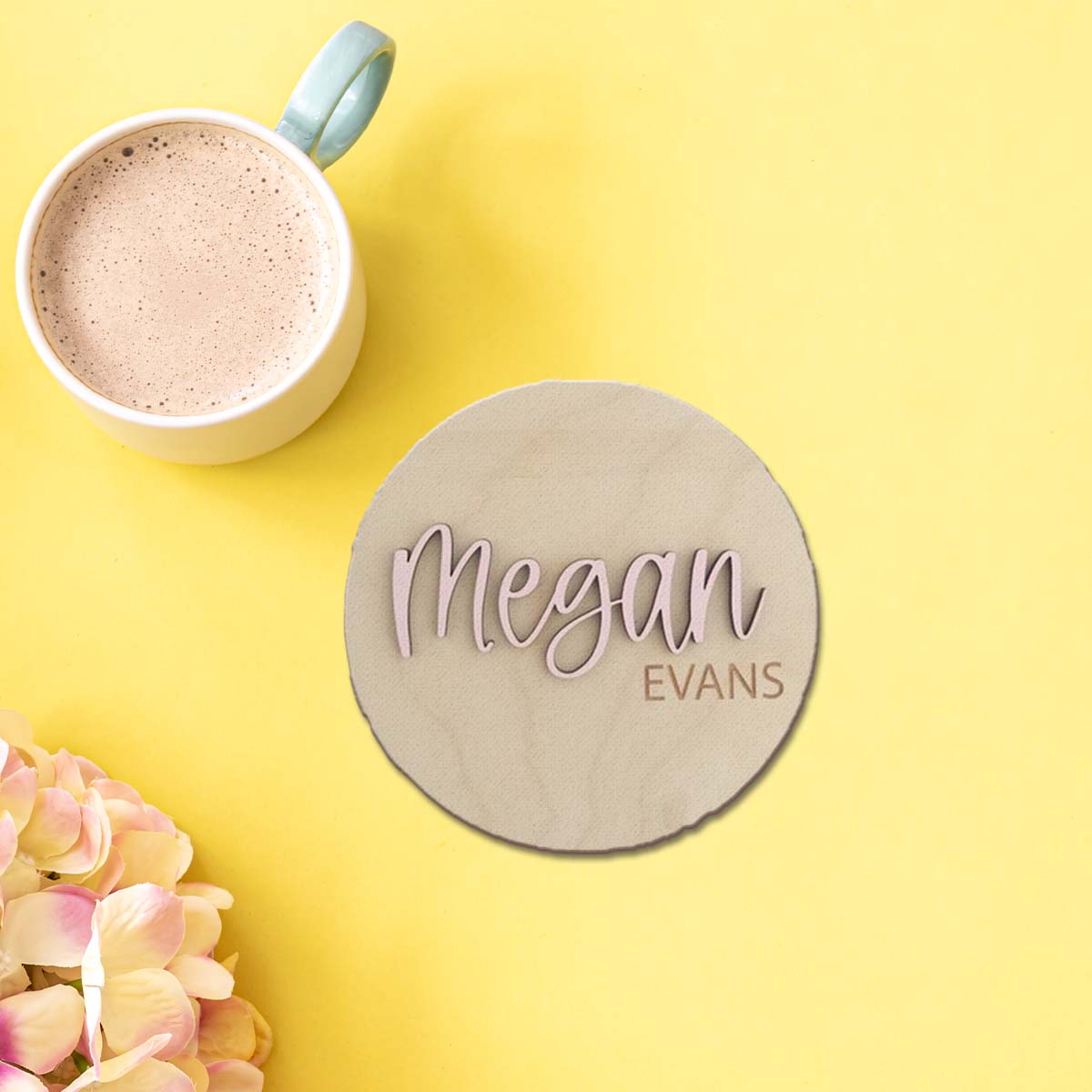 1Pc Custom Wooden Name Plate f - Home Office Gifts ulasan dan harga