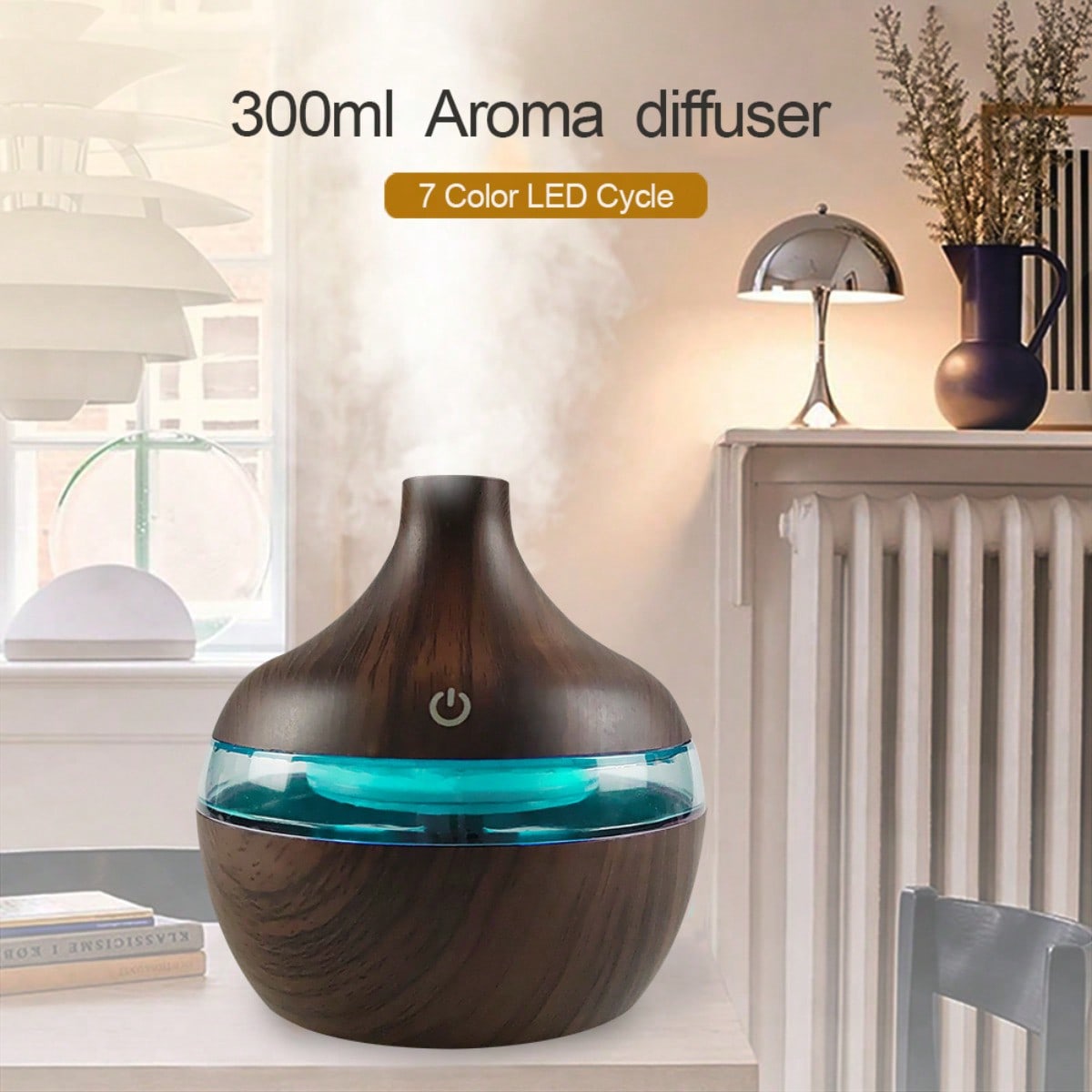 2-In-1 Wood Air Humidifier & A - Home Office Studio ulasan dan harga