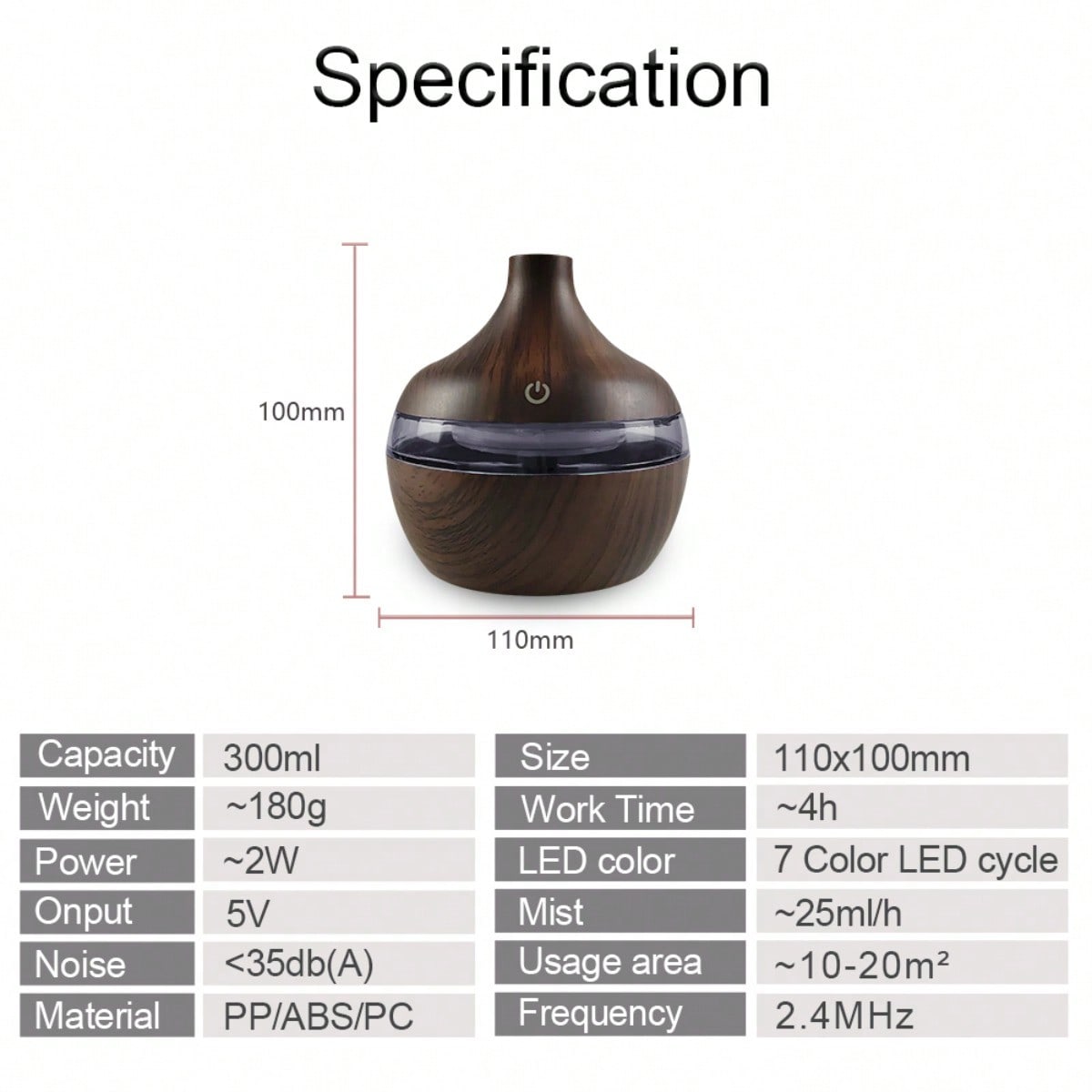 2-In-1 Wood Air Humidifier & A - Home Office Studio ulasan dan harga