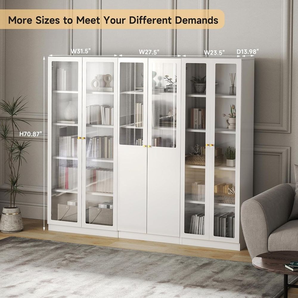 70.87 Tall Metal Bookshelf, 5- - Home Office For ulasan dan harga