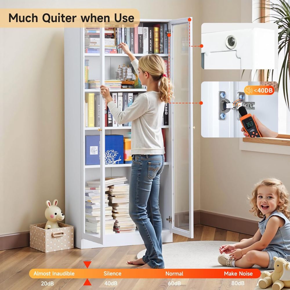 70.87 Tall Metal Bookshelf, 5- - Home Office For ulasan dan harga