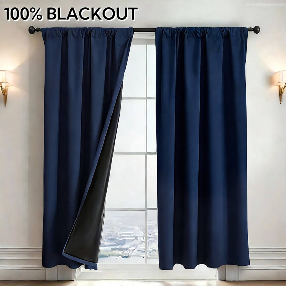 1pc 100% Blackout Curtain with - Home Office Gadgets ulasan dan harga