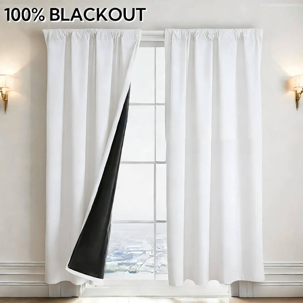 1pc 100% Blackout Curtain with - Home Office Gadgets ulasan dan harga