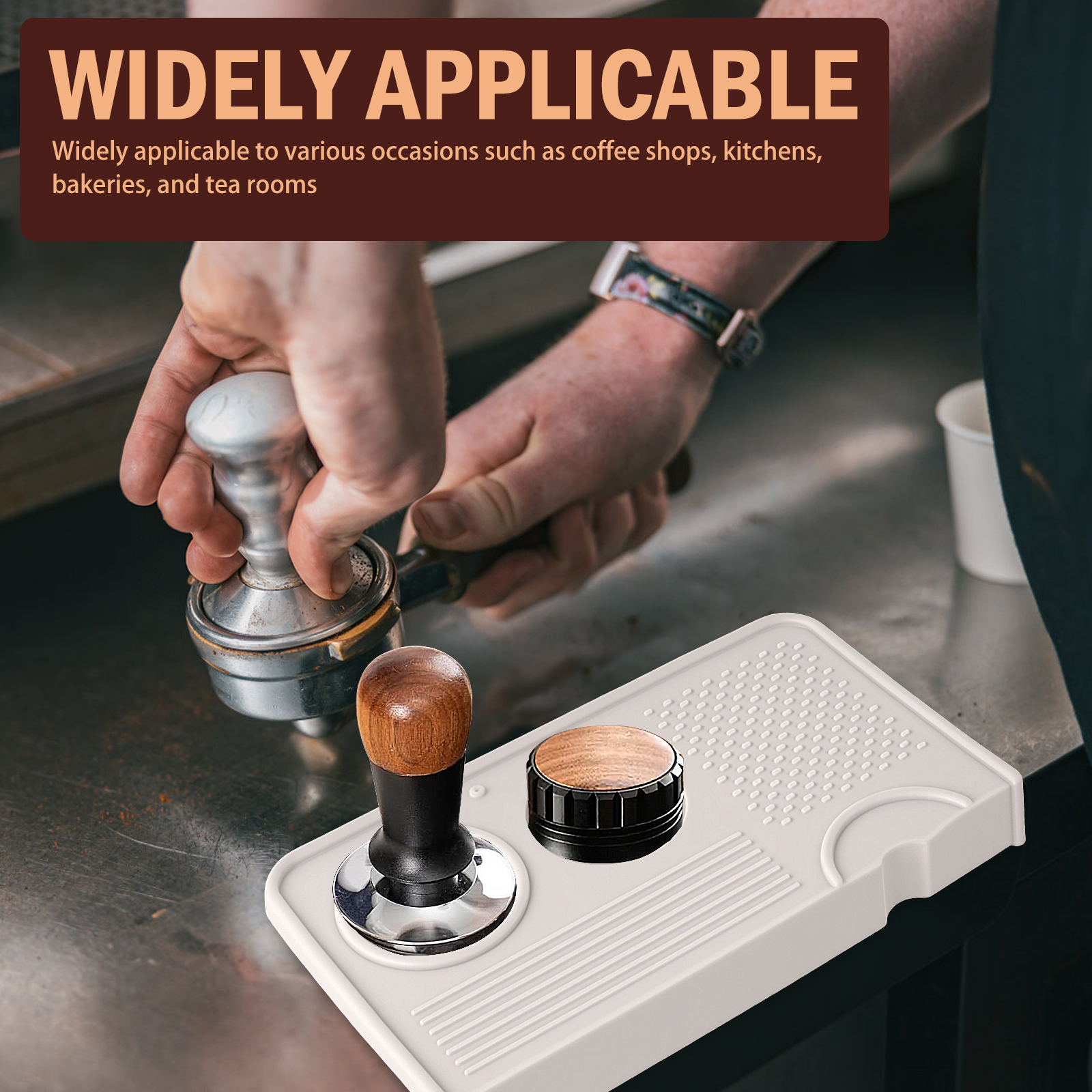 Espresso Tamping Station Silic - Home Office Studio ulasan dan harga