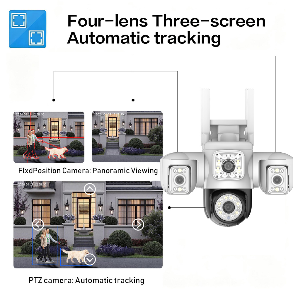 8K 15MP UHD Outdoor WiFi IP Ca - Home Office Email ulasan dan harga