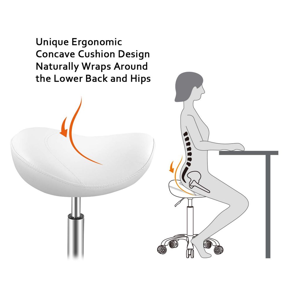 Stool Rolling Chair Hydraulic  - Home Office Studio ulasan dan harga