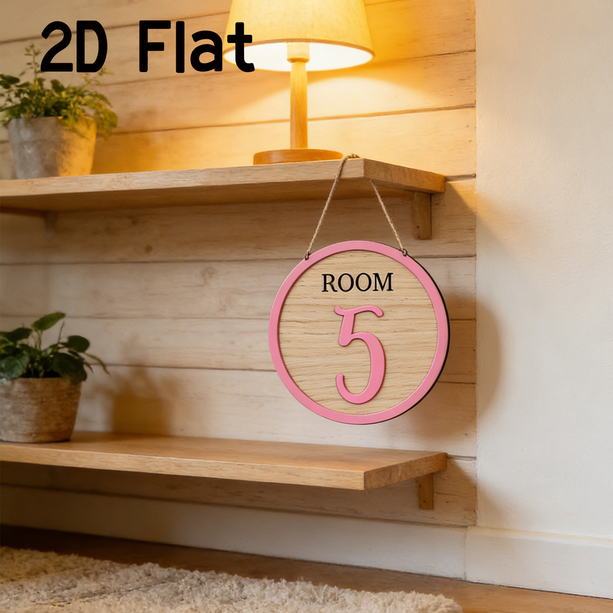 1Pc Cutom Pink Room Number Woo - Home Office Gifts ulasan dan harga