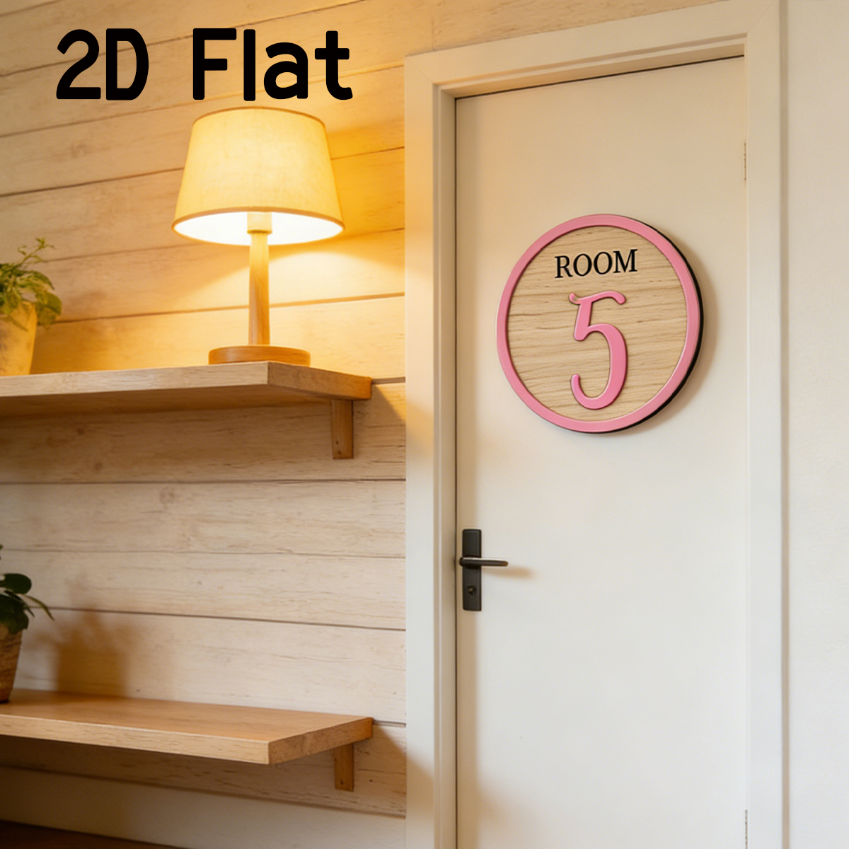 1Pc Cutom Pink Room Number Woo - Home Office Gifts ulasan dan harga