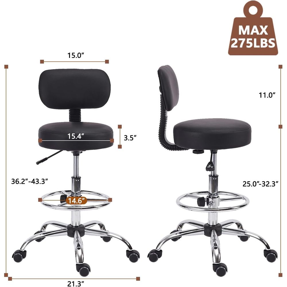 Adjustable Swivel Bar Stool wi - Home Office For ulasan dan harga