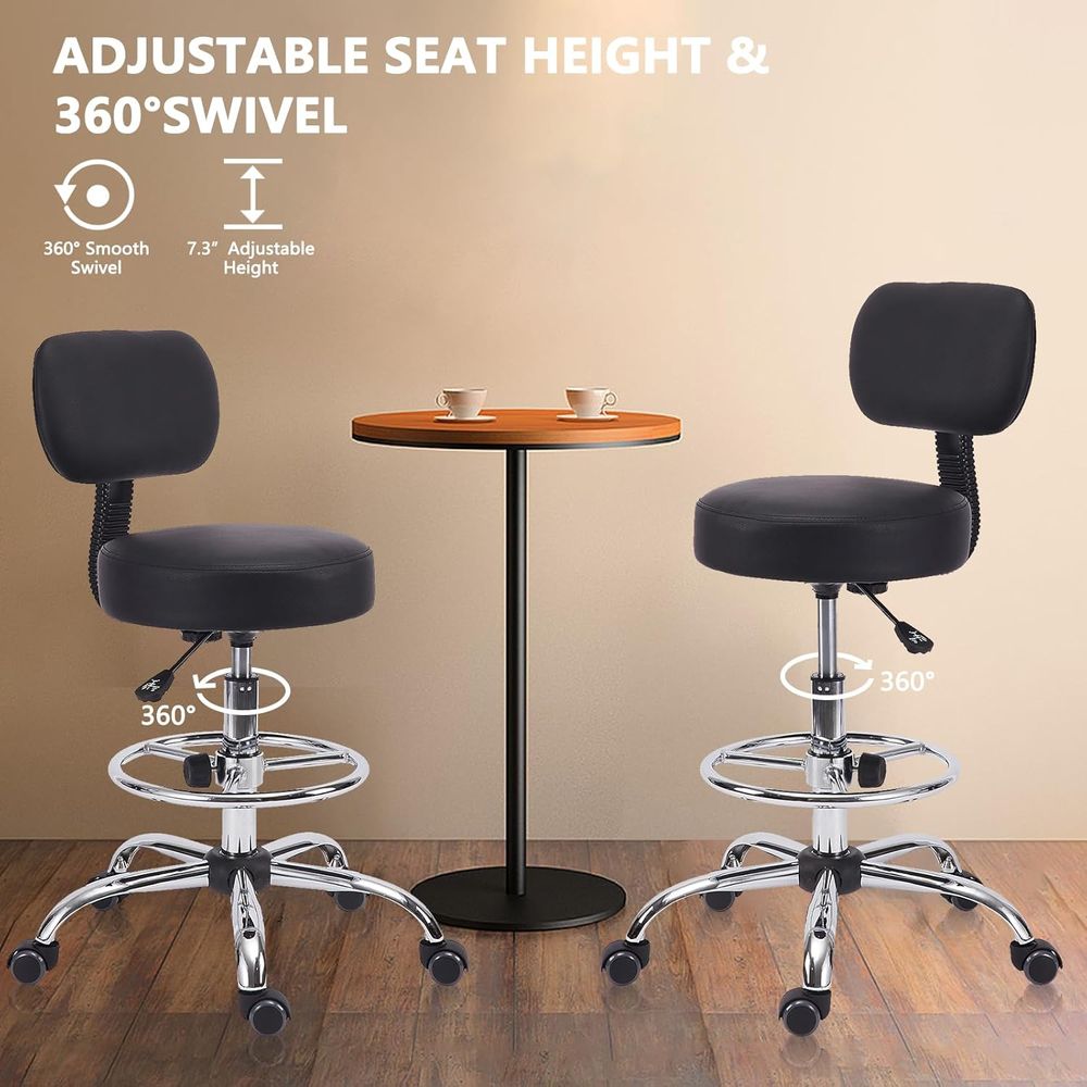 Adjustable Swivel Bar Stool wi - Home Office For ulasan dan harga