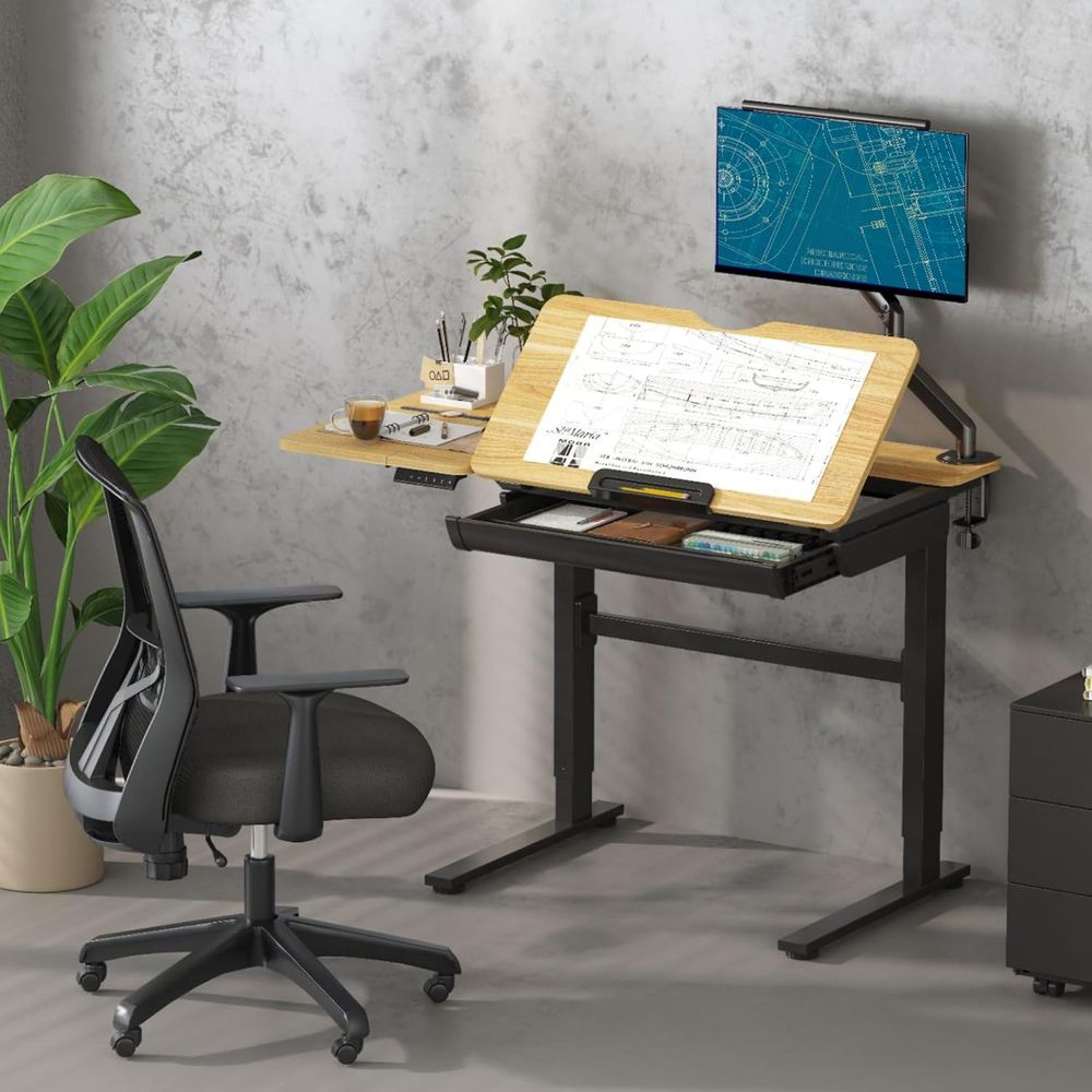 Adjustable Height Electric Sta - Home Office For ulasan dan harga