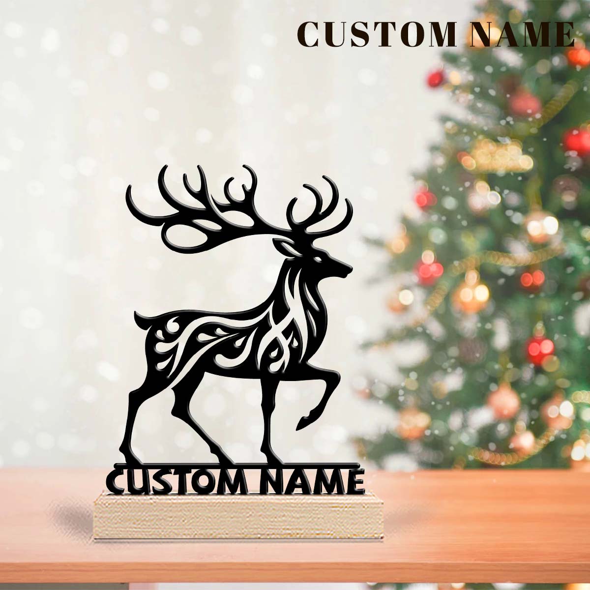 1Pc Csutom  Running Deer Woode - Home Office Gifts ulasan dan harga