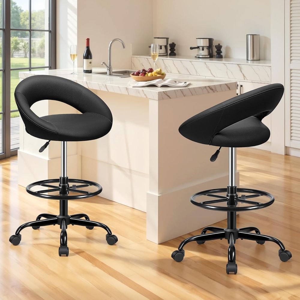 Adjustable Swivel Bar Stools w - Home Office For ulasan dan harga