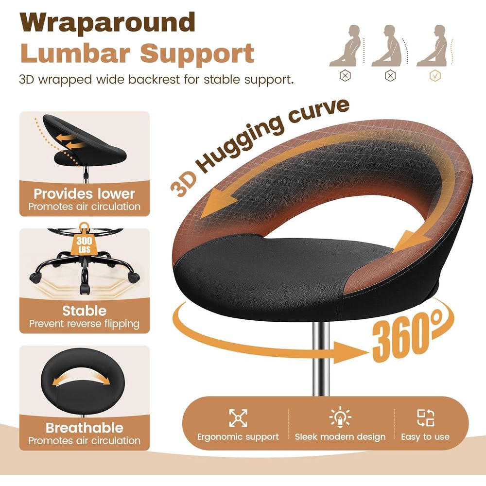 Adjustable Swivel Bar Stools w - Home Office For ulasan dan harga