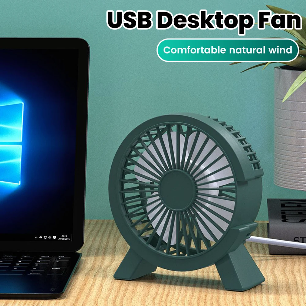 Mini USB Rechargeable Table Fa - Home Office Gadgets ulasan dan harga