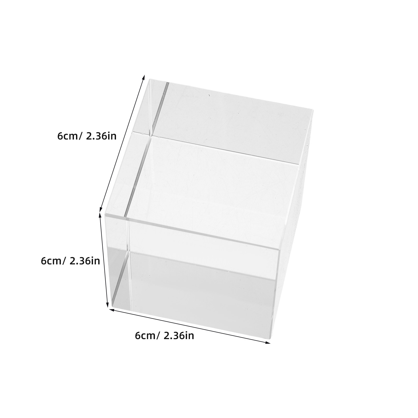 Square Crystal Paperweight Cle - Home Office Studio ulasan dan harga