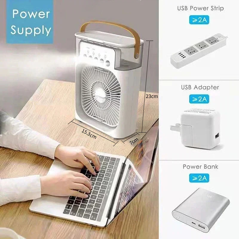 New 3 in 1 Portable Air Cooler - Home Office Gadgets ulasan dan harga
