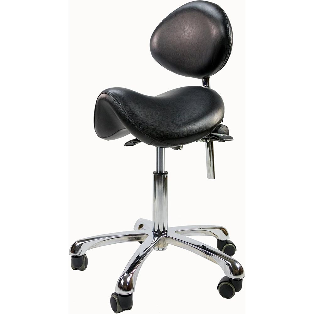 Ergonomic Rolling Swivel Stool - Home Office For ulasan dan harga