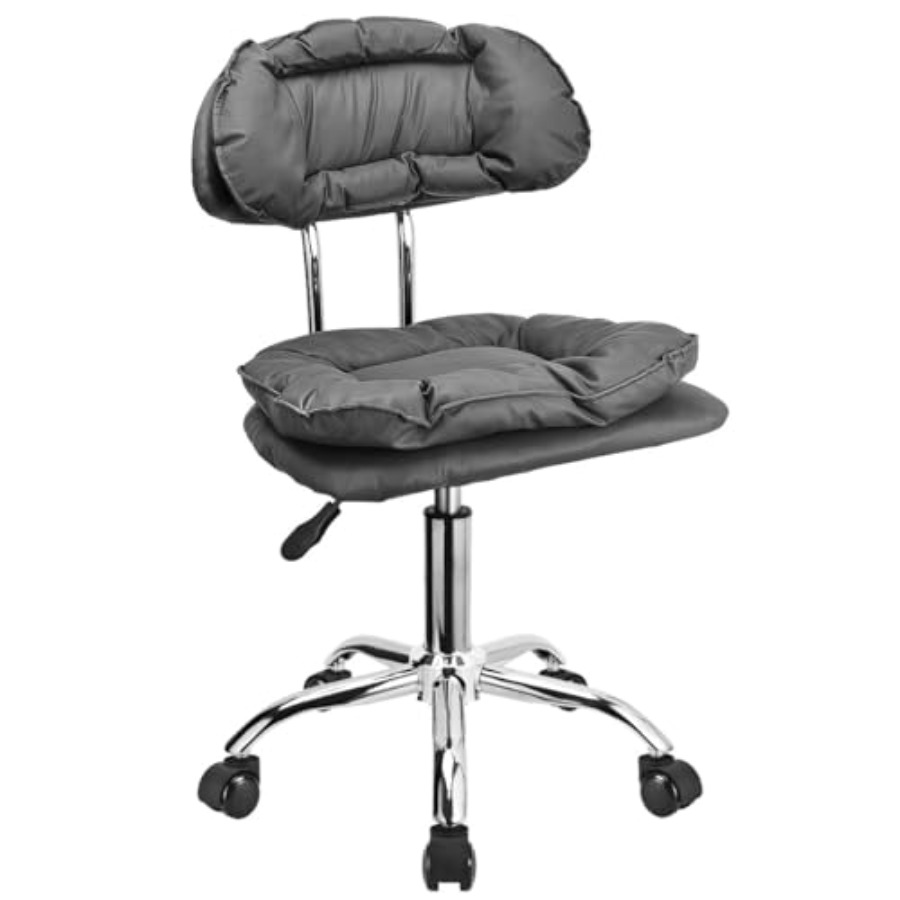 Rolling Stool Backrest Thick S - Home Office For ulasan dan harga