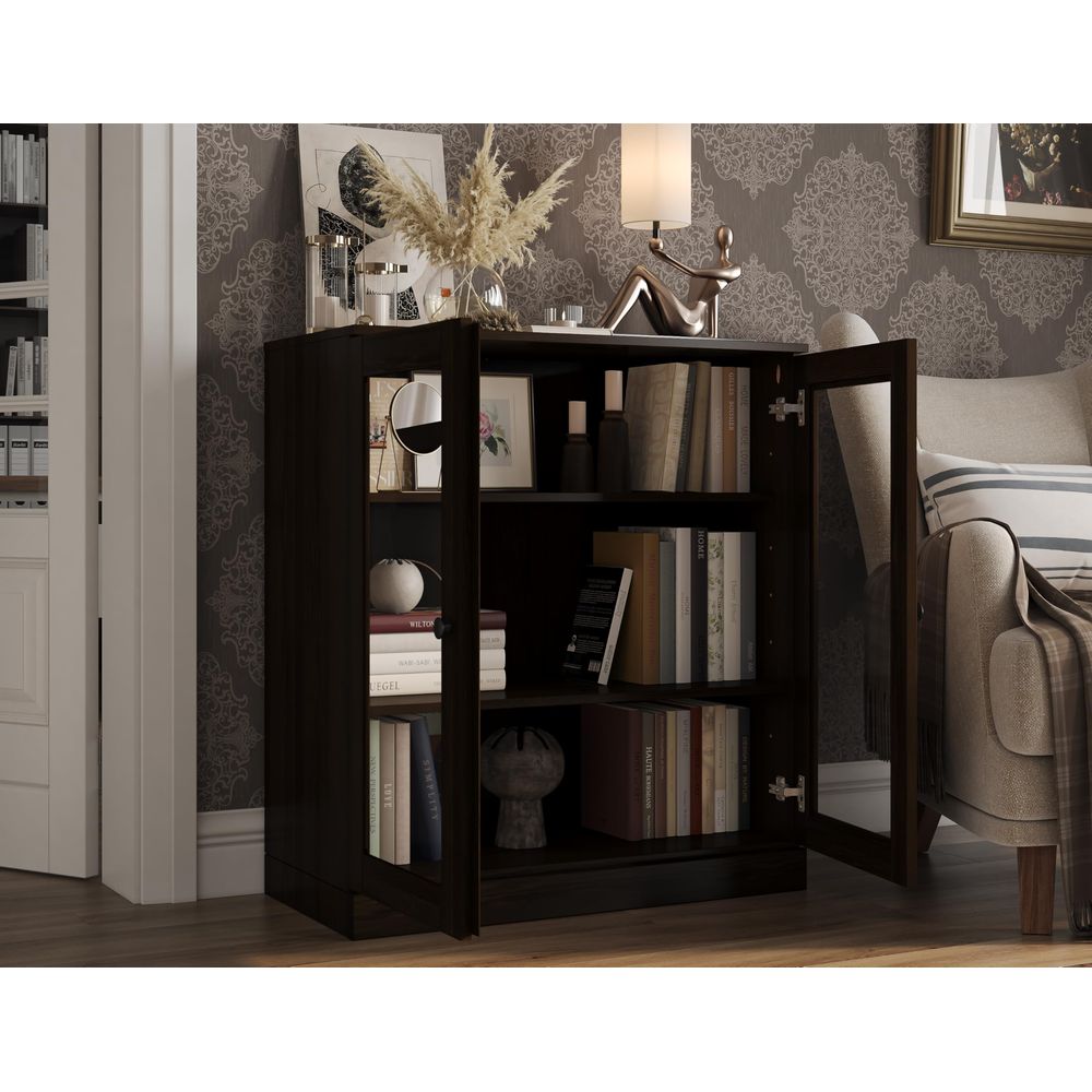 Solid Wood Bookcase 3 Tier Boo - Bookcase Wood Shelf ulasan dan harga