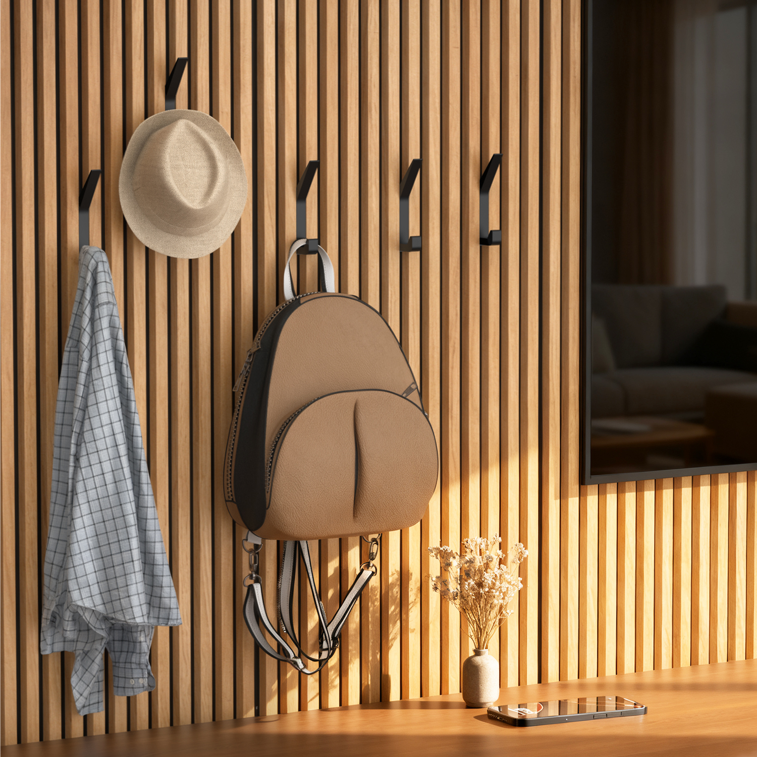 4 Soundproof Panel Hooks - Dri - Home Office Studio ulasan dan harga