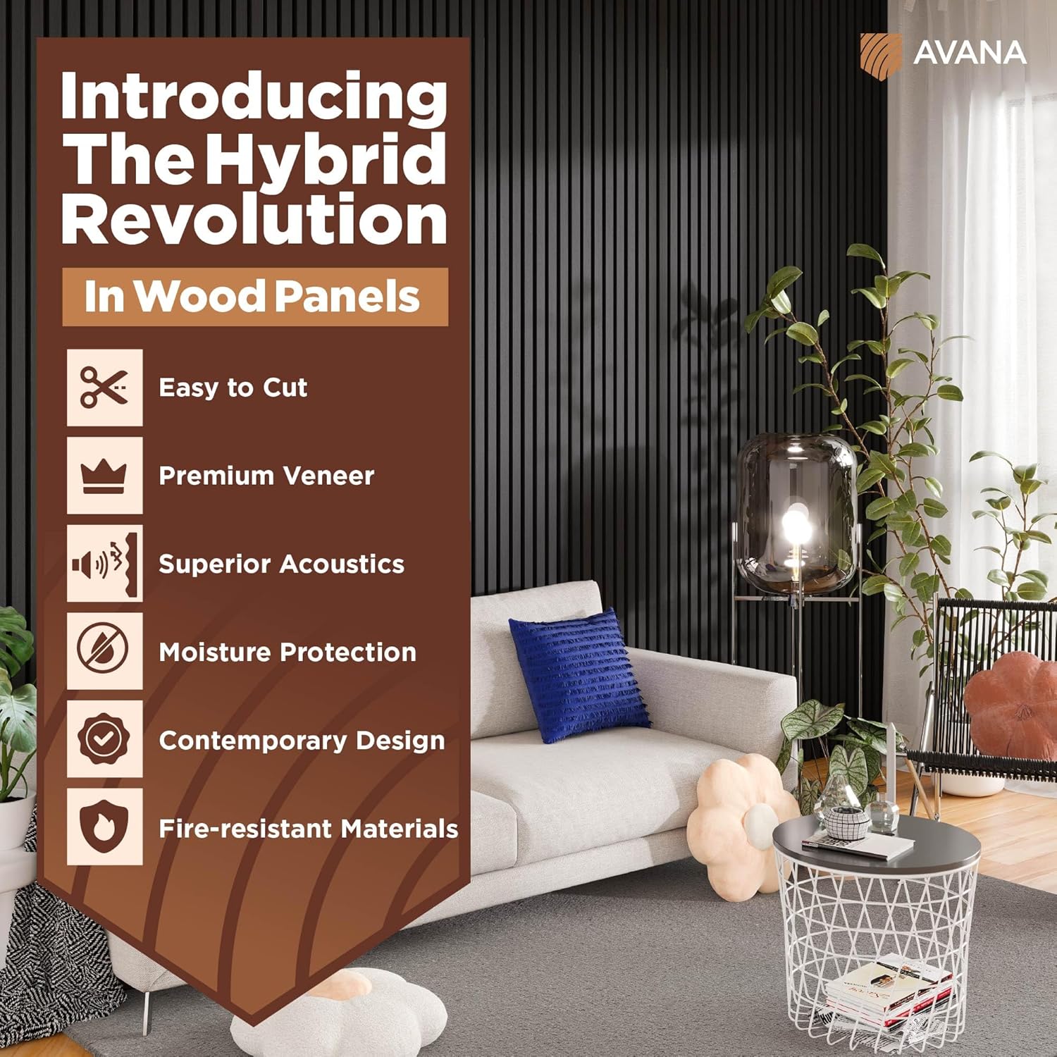 Acoustic Wood Wall Panels 93.2 - Home Office Studio ulasan dan harga