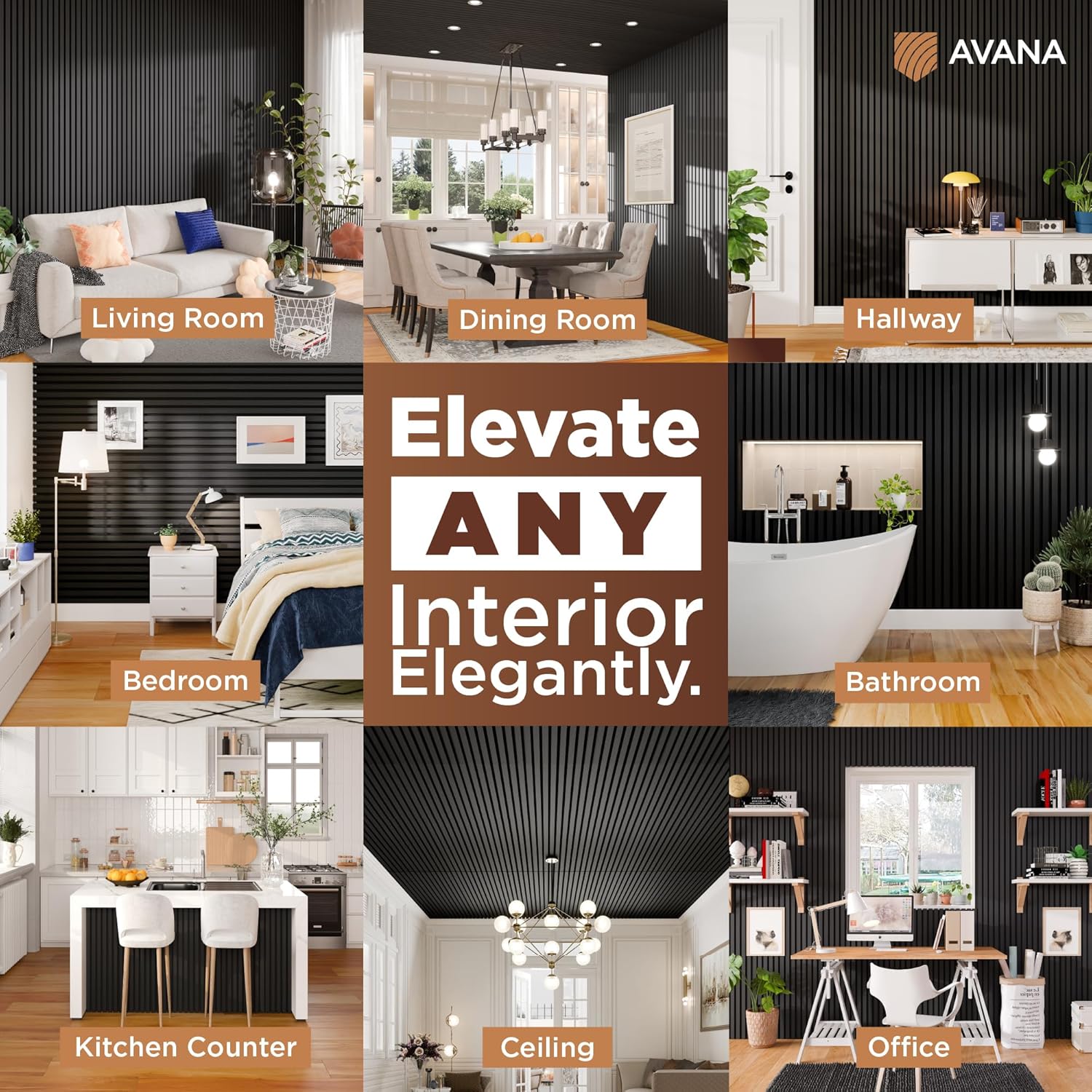 Acoustic Wood Wall Panels 93.2 - Home Office Studio ulasan dan harga