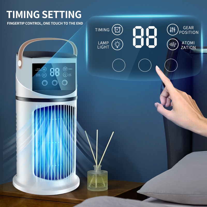 Portable Air Cooler Fan Humidi - Home Office Gadgets ulasan dan harga