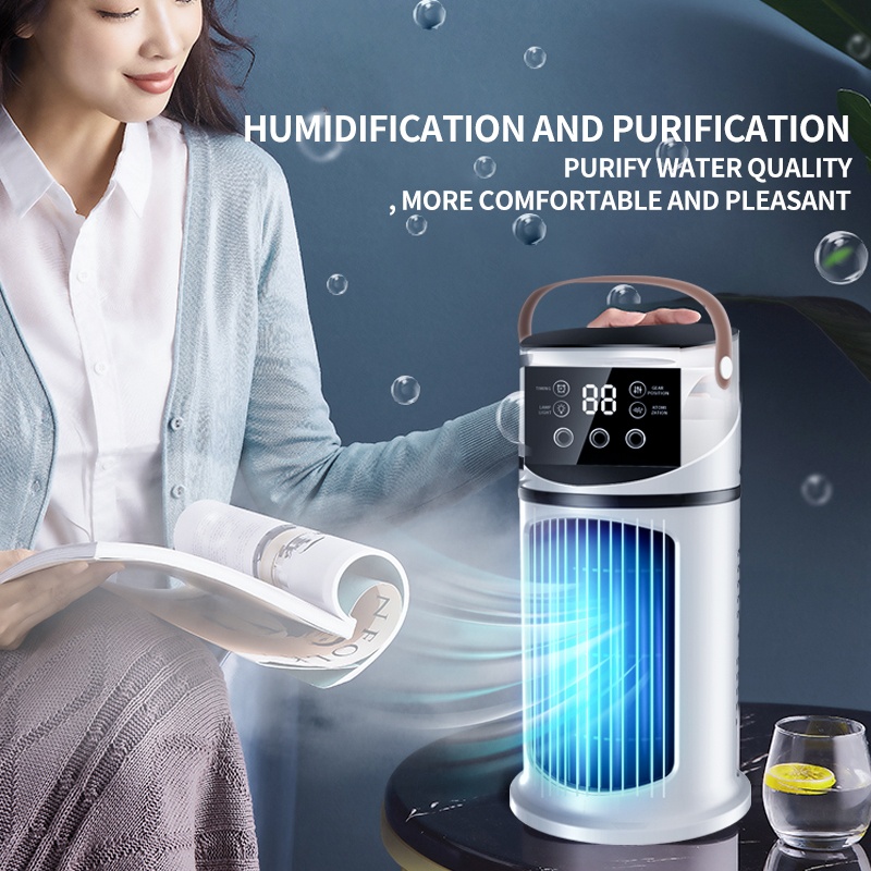 Portable Air Cooler Fan Humidi - Home Office Gadgets ulasan dan harga