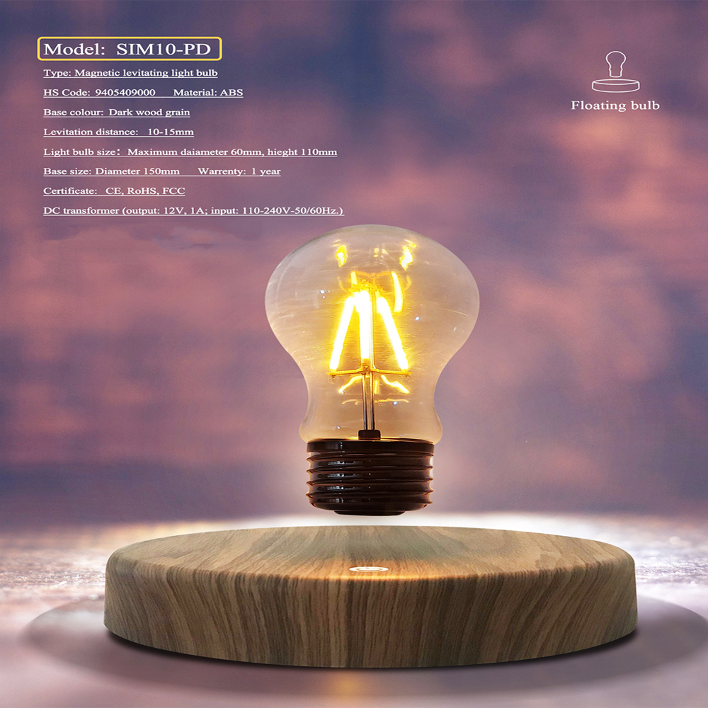 Magnetic Levitation Lamp Creat - Home Office Gifts ulasan dan harga