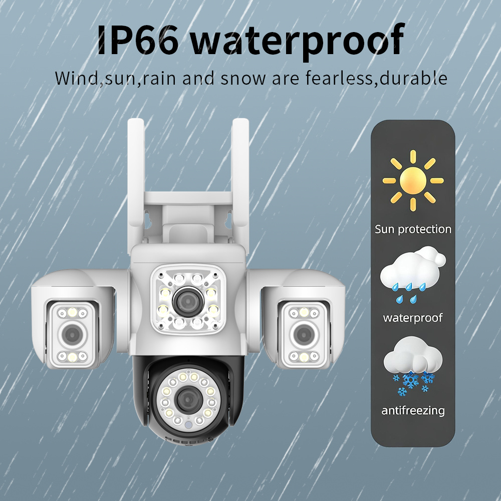15MP 8K Wifi Camera Four Len T - Home Office Email ulasan dan harga