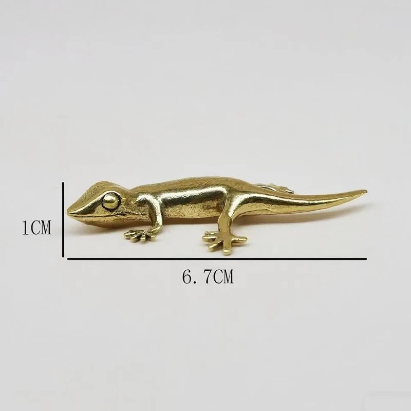 Handmade Bronze Retro Gecko Li - Home Office Gadgets ulasan dan harga