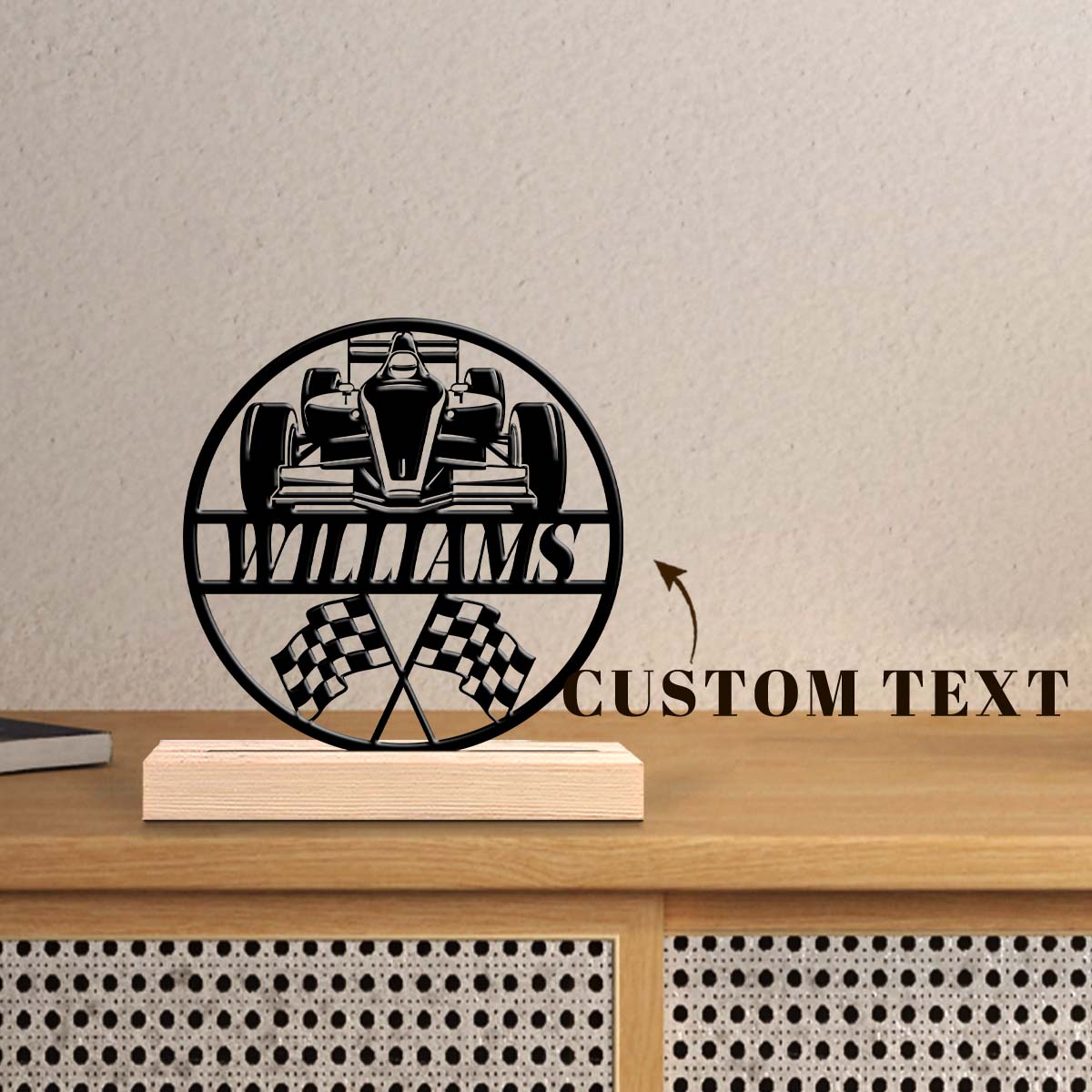 1Pc Csutom Name F1 Race Car Fl - Home Office Gifts ulasan dan harga