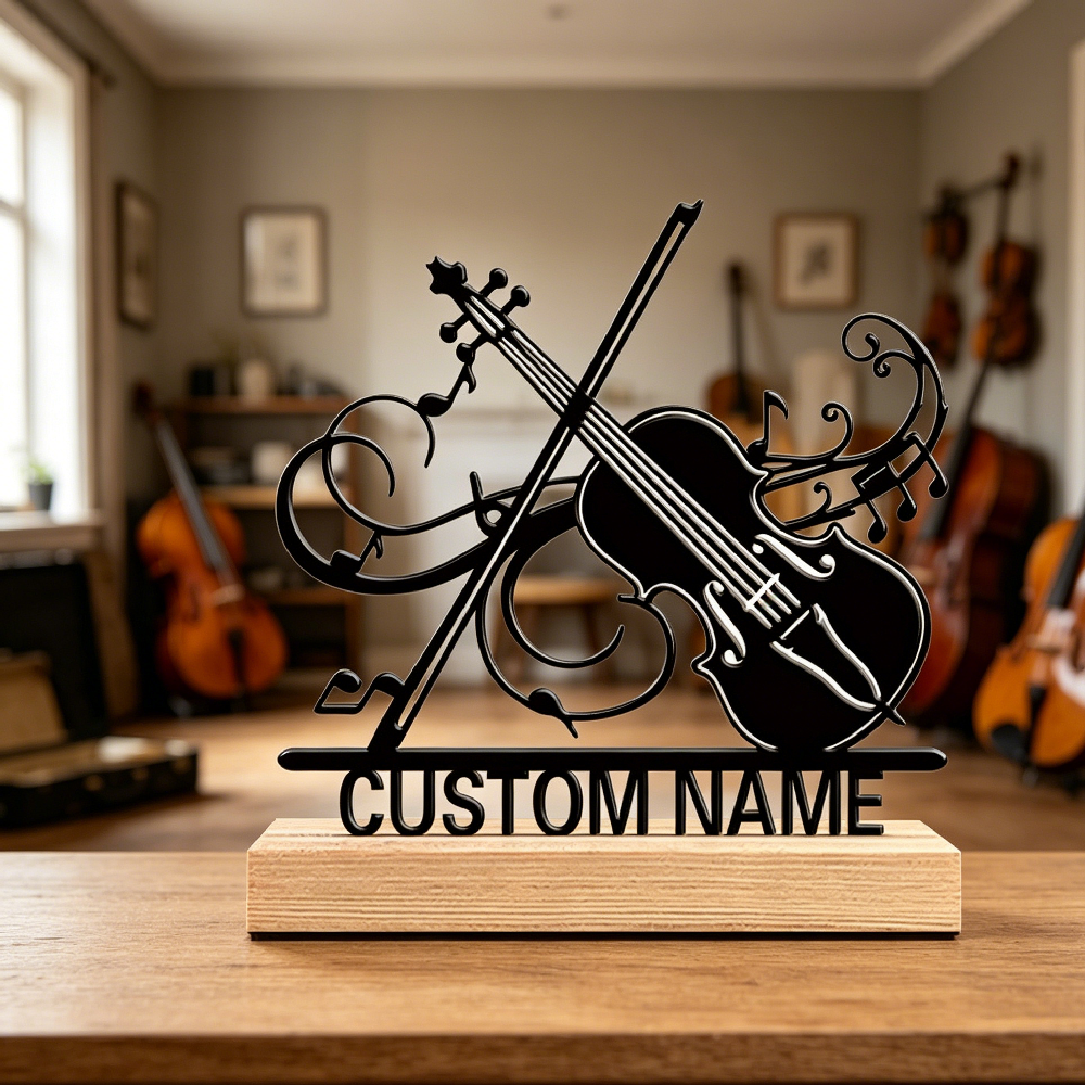 Personalized Violin Cello Meta - Home Office Gifts ulasan dan harga