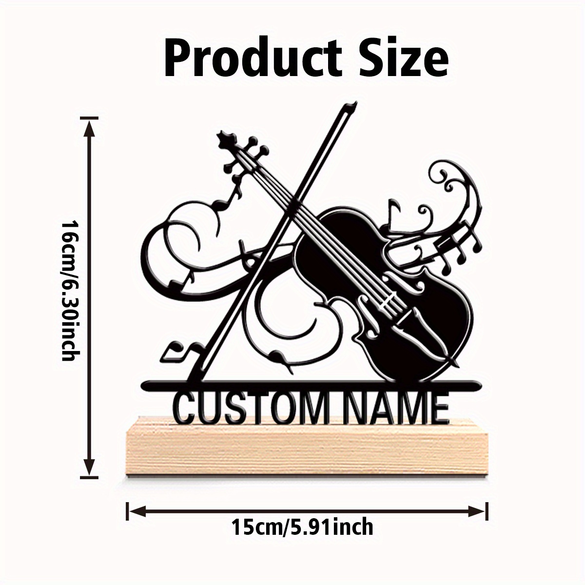 Personalized Violin Cello Meta - Home Office Gifts ulasan dan harga